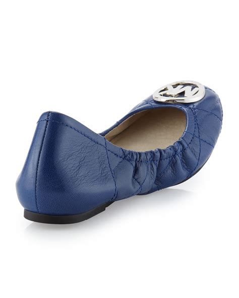 michael kors fulton quilted leather ballet flats|Michael Kors Fulton Flats for Women for sale .